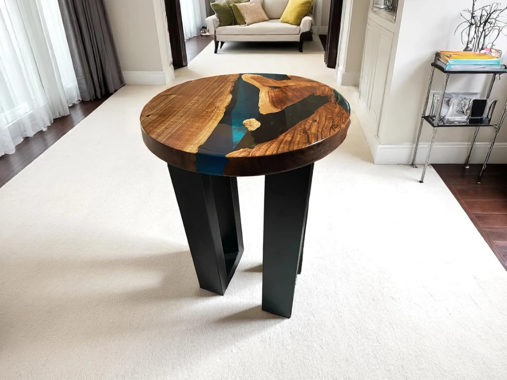 Handcrafted Epoxy Wood Coffee Table for Modern Living Spaces